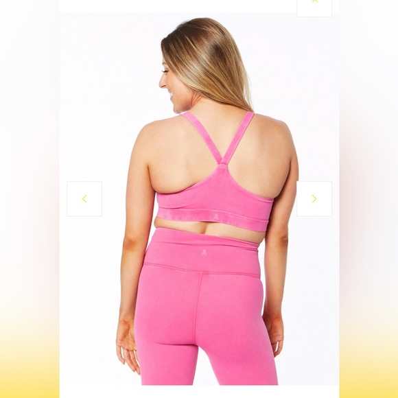 Mineral Wash Podium Bra Pink Peacock, Small, NWT, Soul by SoulCycle - Picture 3 of 5